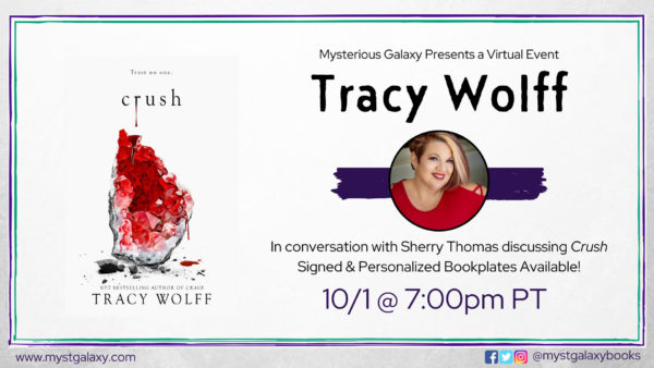 Mysterious Galaxy Virtual Event: Tracy Wolff discussing Crush