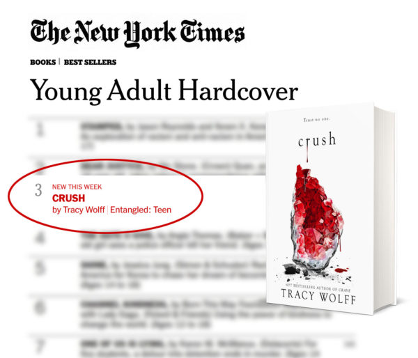 Crush is a New York Times Bestseller!