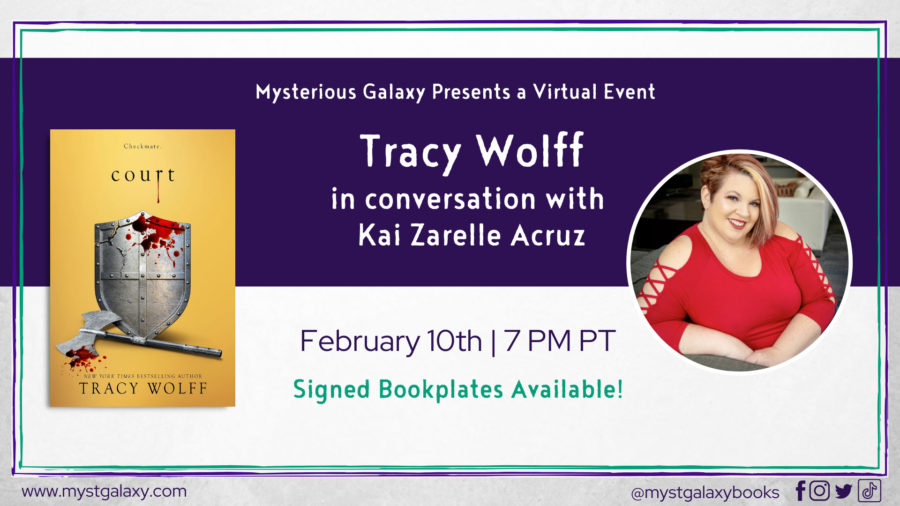 Mysterious Galaxy's Virtual Event - Tracy Wolff discussing Court