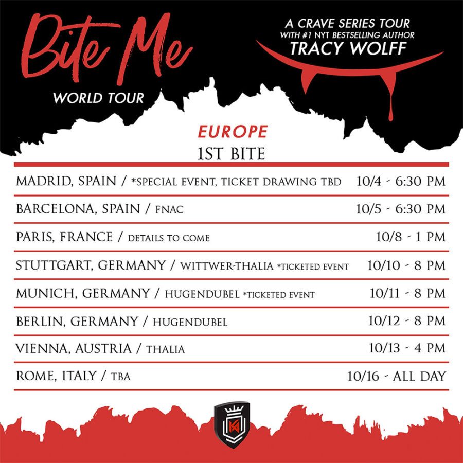 Bite Me World Tour - Europe (October 2022)