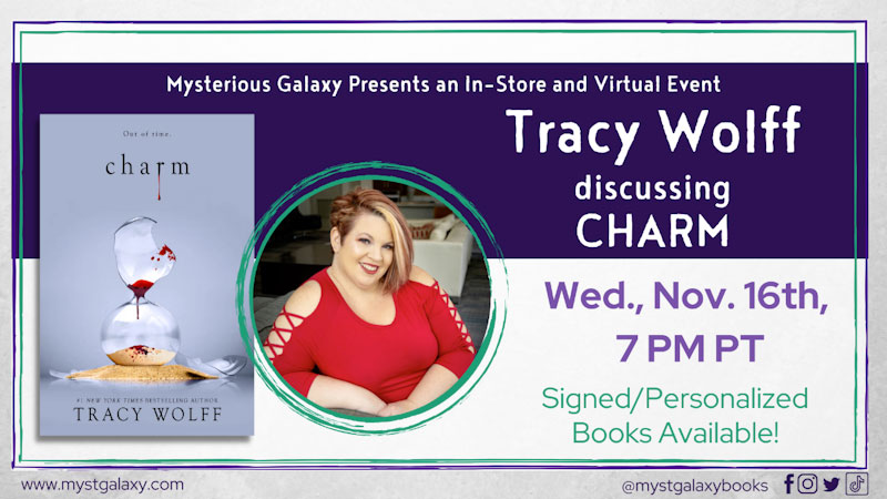 Online Event: Tracy Wolff discussing CHARM, with MG's Kai Zarelle Acruz