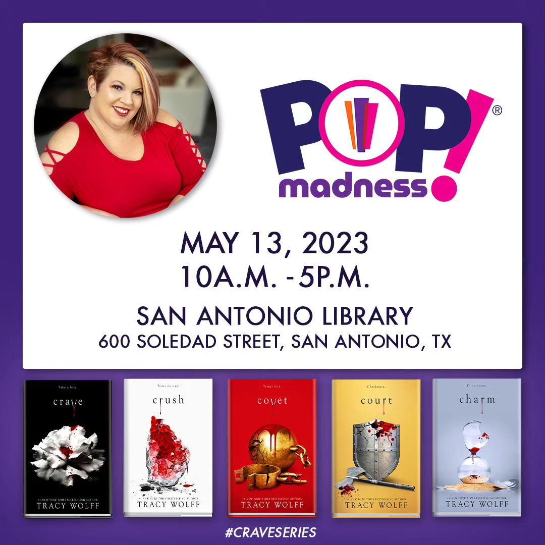 Tracy will be at POP! Madness