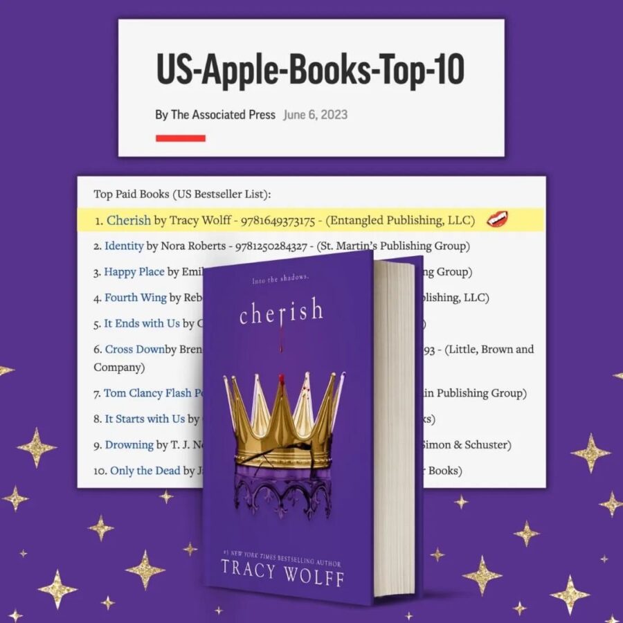 Cherish is the US_Apple-Books-Top-10