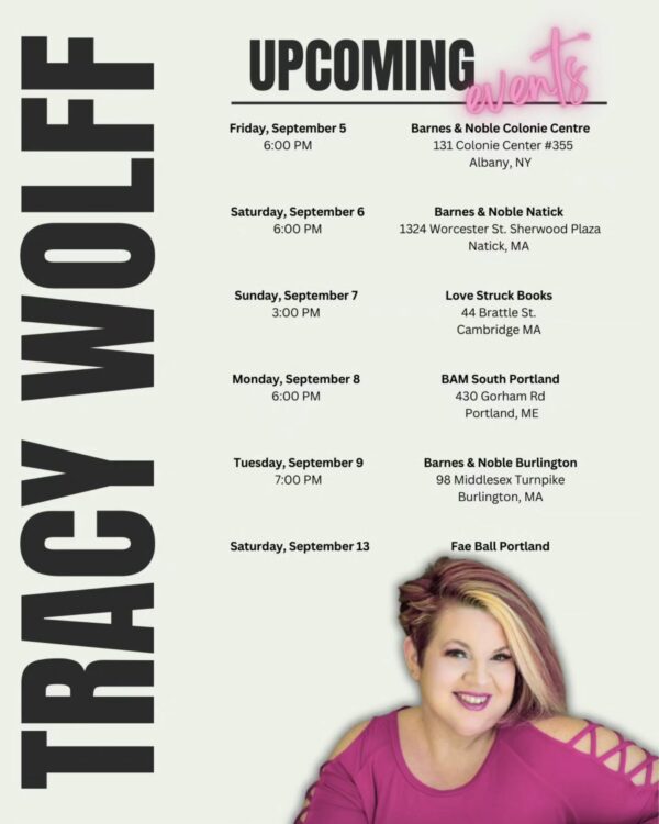 Tracy's September 2025 Events (Part 1)